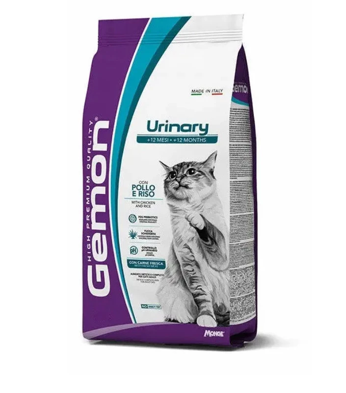 Корм сухий для котів Gemon Cat Urinary курка з рисом 2 кг (8009470297189)