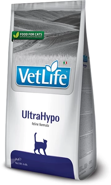 Сухий лікувальний корм для котів 400 г. Farmina Vet Life UltraHypo дієтичне харчування, при харчовій алергії