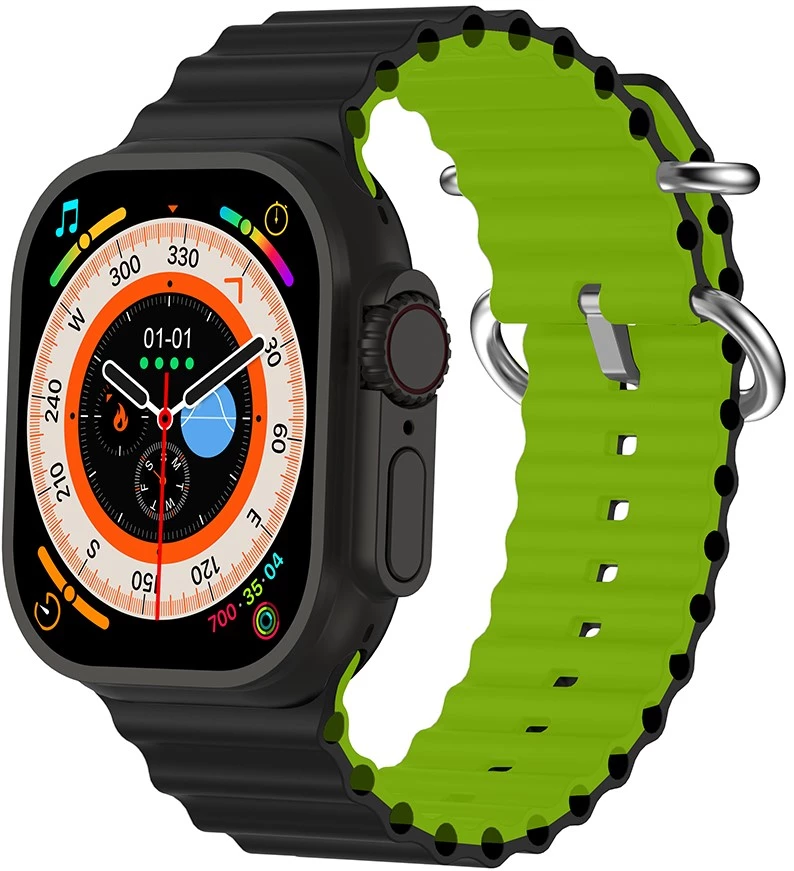 Смарт-годинник Media-Tech Fusion MT872 Black-Green (5906453108728)