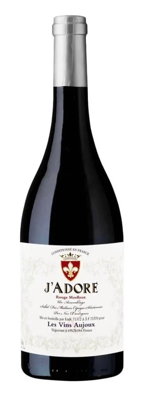Вино Aujoux J'Adore червоне сухе, 11.5%, 0,75л (3395940533174)