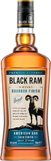 Віскі Black Ram Bourbon Cask Finish 0.5 л 40% (3800032050618)