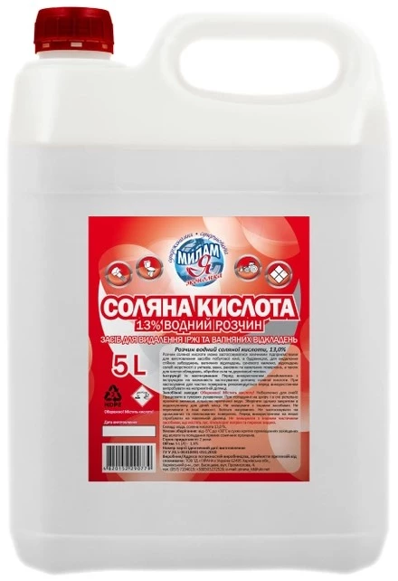 Відбілювач Мілам Я Економка Кислота соляна, 5 л