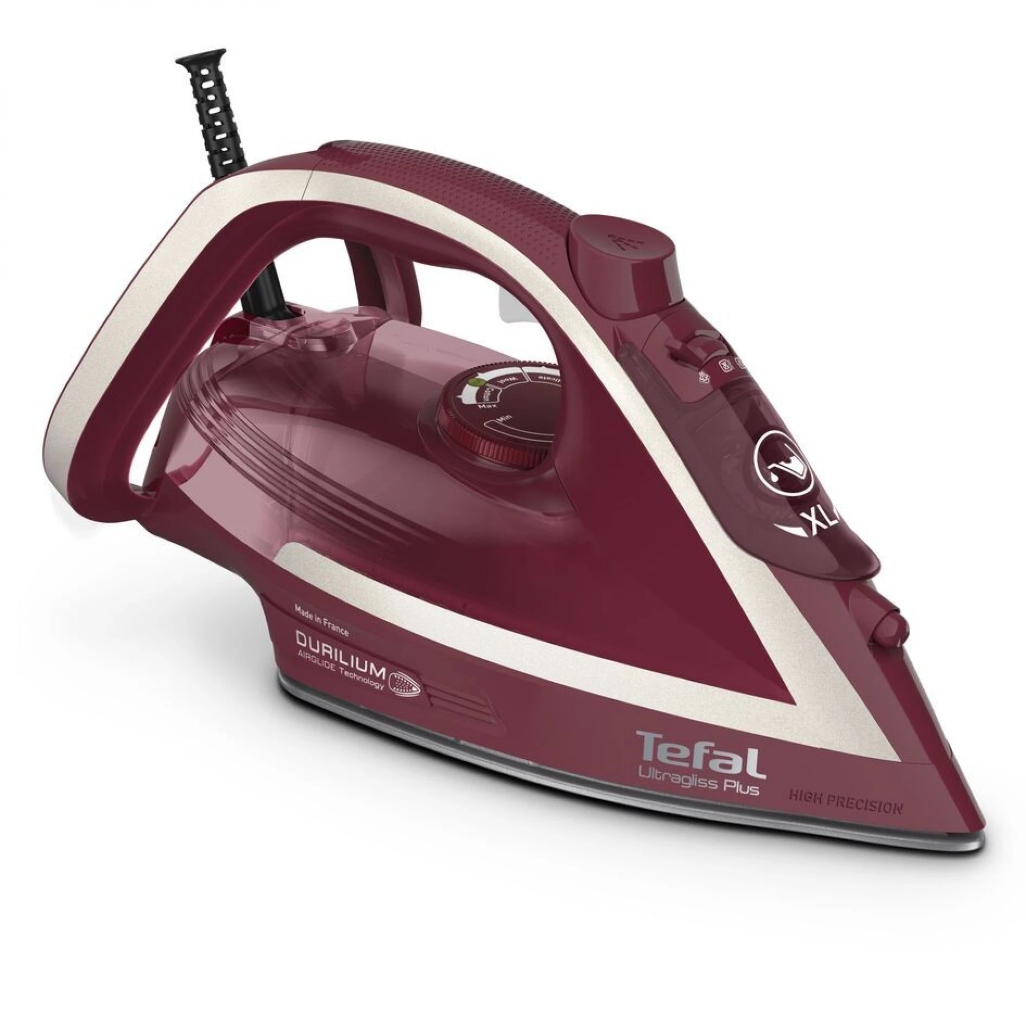 Праска парова Tefal Ultragliss Plus FV6820E0 бордовий, 2800 Вт, 270 мл (3121040078105)
