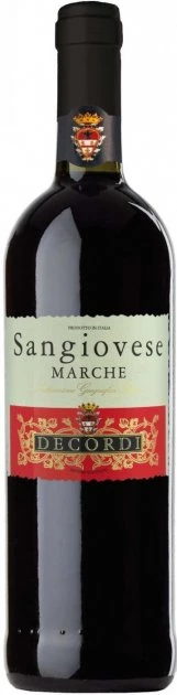 Вино Decordi Sangiovese червоне сухе 0.75 л 11.5%