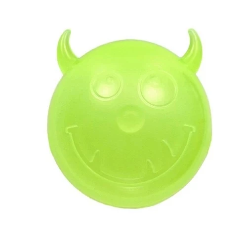 М'яч для собак AnimAll Fun Чортик з пищалкою, жовтий, 45 мм (182656)