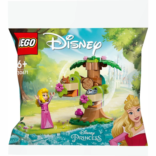 Конструктор LEGO Disney Princess Лісовий ігровий майданчик Аврори 60 деталей (30671)