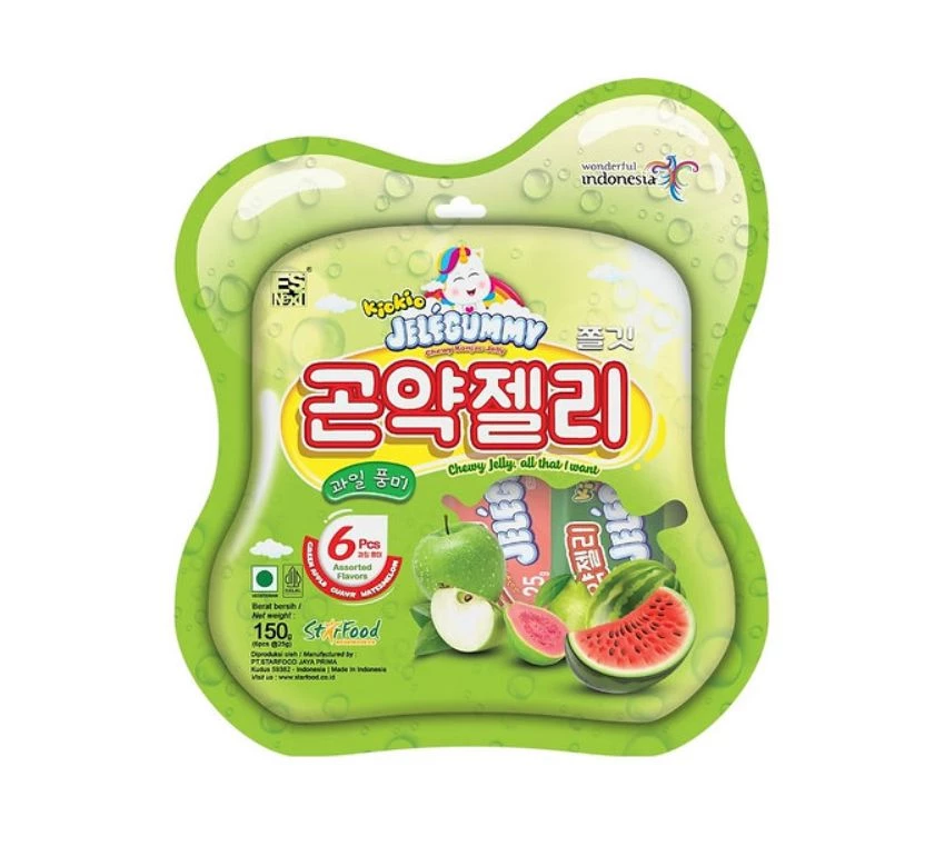 Цукерки желейні Kiokio Green Pack Series 150 г (8997011280946)