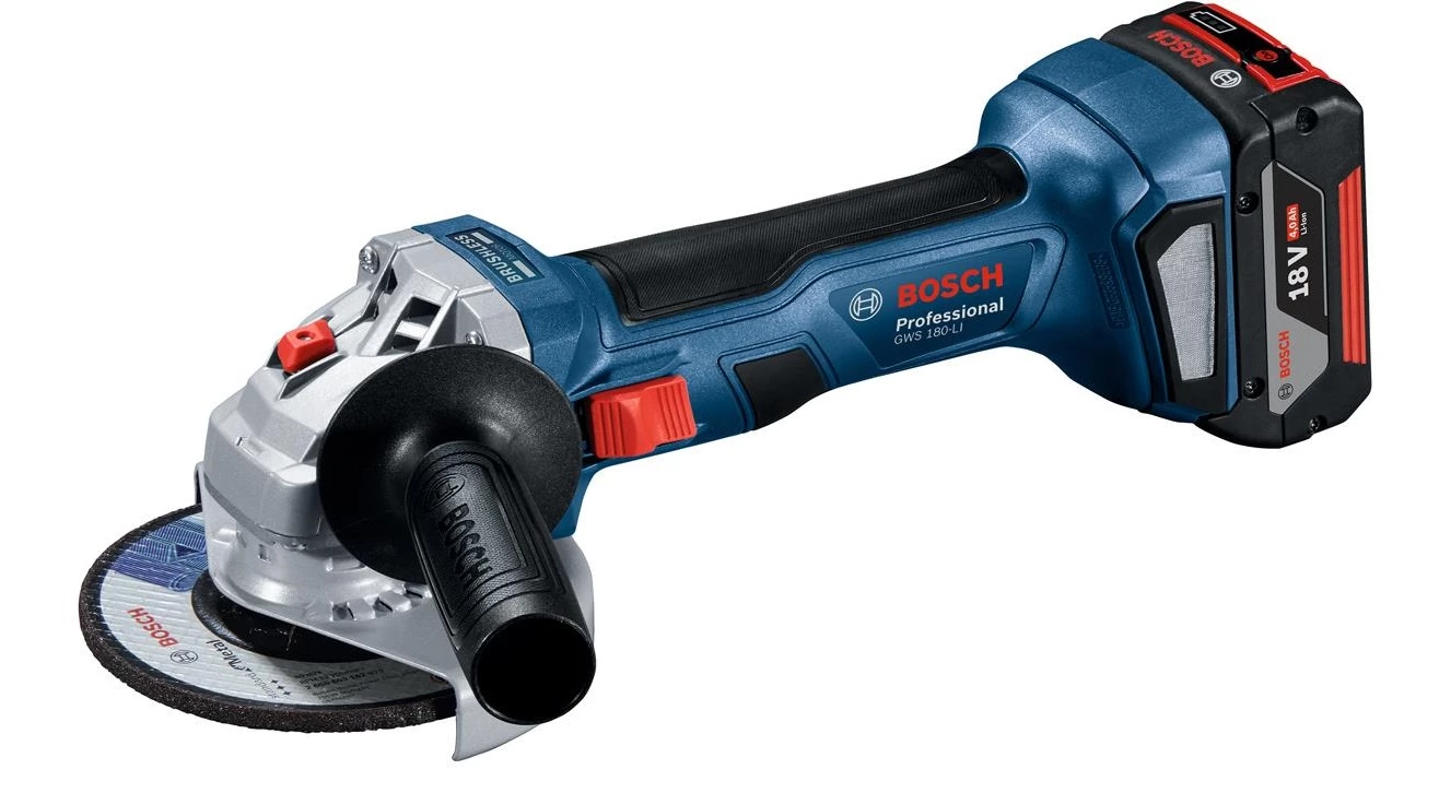 Шліфмашина кутова Bosch GWS 180-LI Professional акумуляторна 18 Вт, 125 мм, 1.6 кг (0.601.9H9.025)