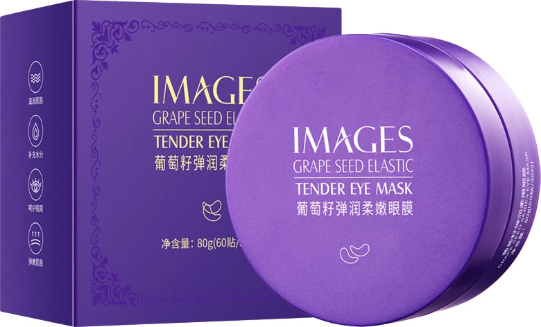 Гідрогелеві патчі під очі Images Grape Seed Elastic Tender Eye Mask з екстрактом виноградних кісточок 60 шт (NO.XXM93066)