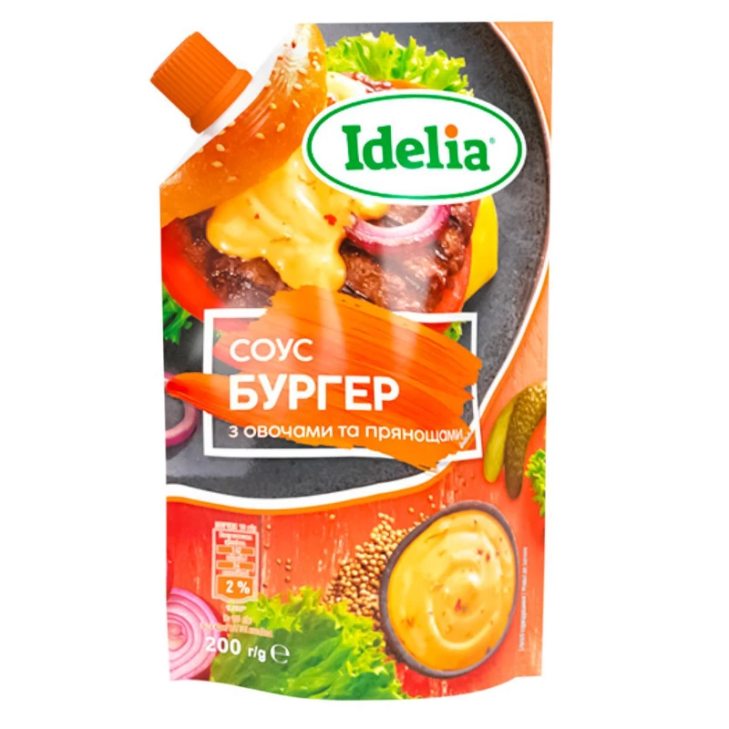 Соус Idelia Бургер 200 г (4820071649115)