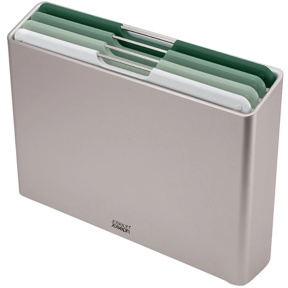 Набір дощок кухонних Joseph Joseph Folio Large Green з кейсом 4 шт (01001012)