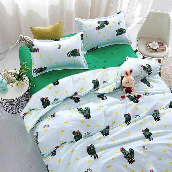 Постільна білизна Zastelli Cactus бязь євро 200*220