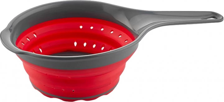 Друшляк Gusto з ручкою, складний, червоний, 18.5х8.7х5 см (8690001250683)
