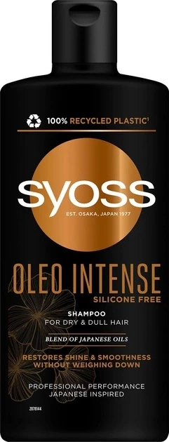 Шампунь Syoss Oleo Intense для сухого та тьмяного волосся, 440 мл