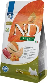 Корм сухий для собак дрібних порід Farmina Pumpkin Duck & Cantaloupe Adult Mini беззерновий з качкою та динею, 2 кг (168802)