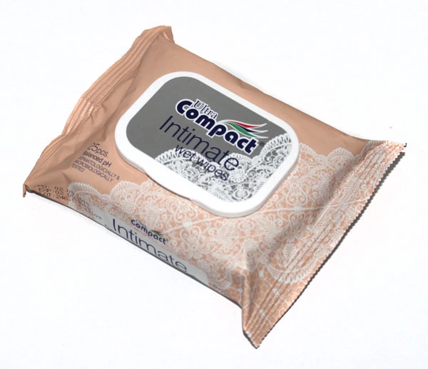Вологі серветки Ultra Compact Intimate для інтимної гігієни, 25 шт.