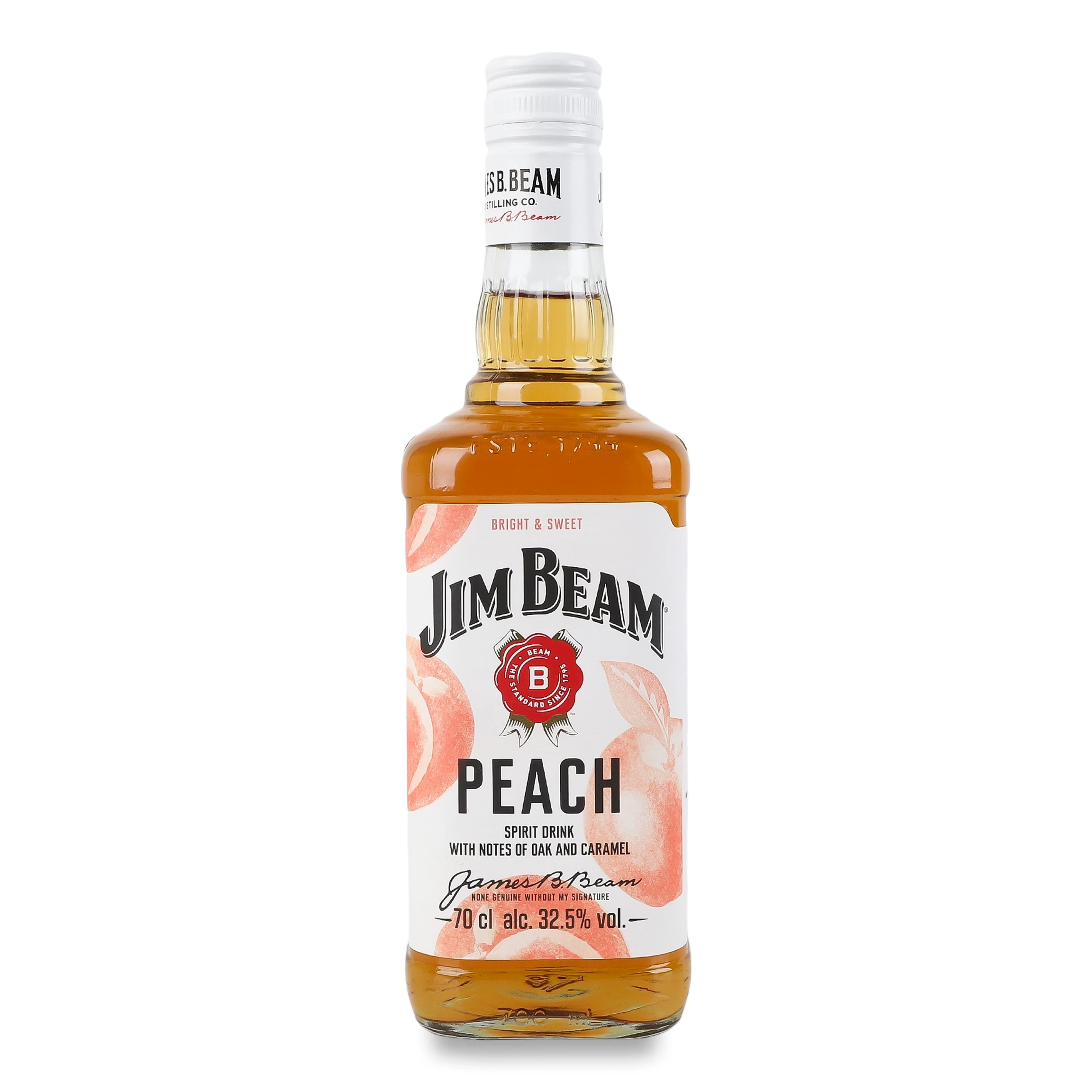Лікер Jim Beam Peach міцний 32.5% 0.7 л (80686043171)