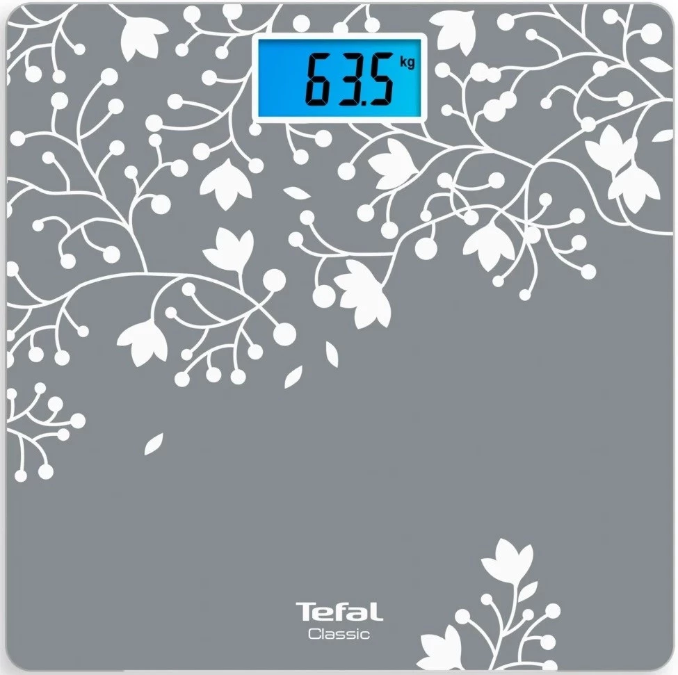 Ваги Tefal PP1537V0 Classic Blossom підлогові, срібний 160 кг (3121040080924)
