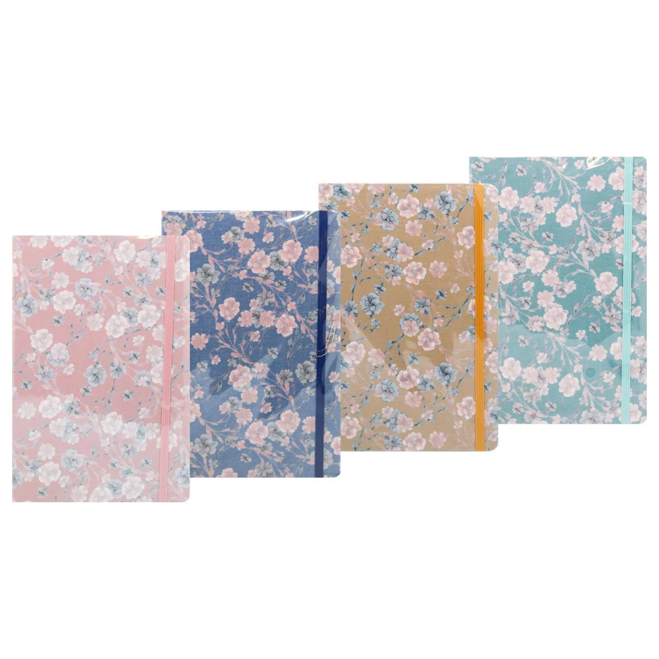 Блокнот на гумці Malevaro Flowers 2 лінія А5 80 аркушів, в асортименті (4820252762480)
