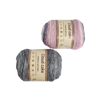 Пpяжа Cloud cake yarn 60% бавовна, 30% акpил, 10% вовна, 210 m (м), 100 g (г)