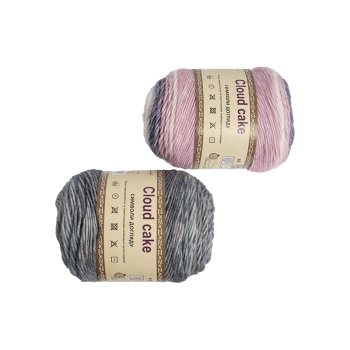 Пpяжа Cloud cake yarn 60% бавовна, 30% акpил, 10% вовна, 210 m (м), 100 g (г)