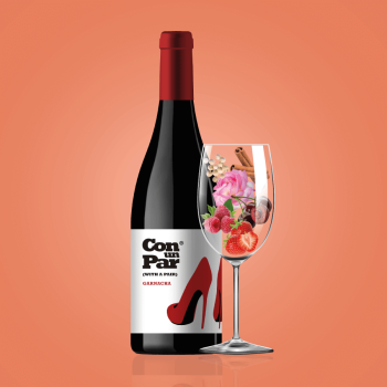 Вино 0,75 л Con un Par Garnacha напівсухе червоне сортове 13% об скл/пл Іспанія