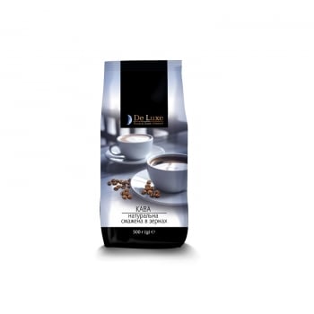Кава 500 г De Luxe Foods&Goods (100% А) в зернах