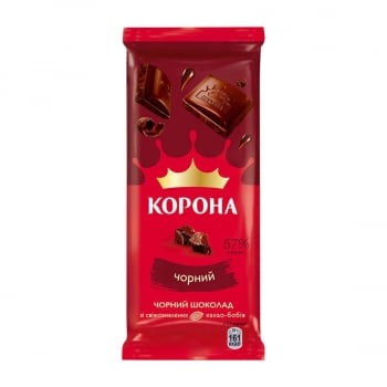 Шоколад 85г Корона чорний