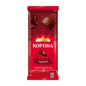 Шоколад 85г Корона чорний