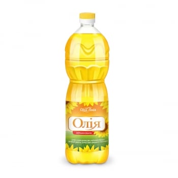 Олія 0,9л Своя лінія соняшникова нерафінована