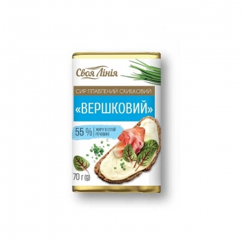 Сир плавлений 70 г Своя Лінія Вершковий 55%
