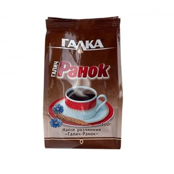 Напій 100г Галка Галич-Ранок розчинний порошкоподібний з екстрактом з кореня цикорію