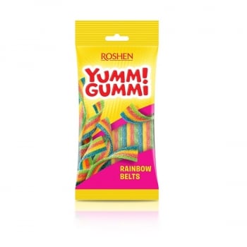 Цукерки 70 г Рошен Yummi Gummi Sour Belts желейні