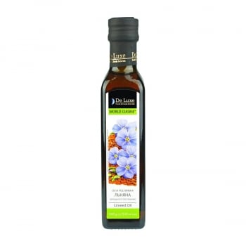 Олія 230 г De Luxe Foods&Goods Selected рослинна льняна хoлoдного пресування