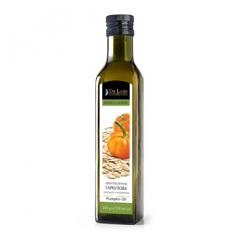 Олія 230г De Luxe Foods&Goods Selected гарбузова перший холодний віджиму