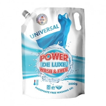 Засіб миючий рідкий 2 кг Power De Luxe универсальний
