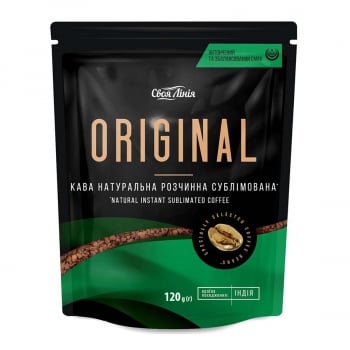Кава 120г Своя Лінія ORIGINAL розчинна сублімована