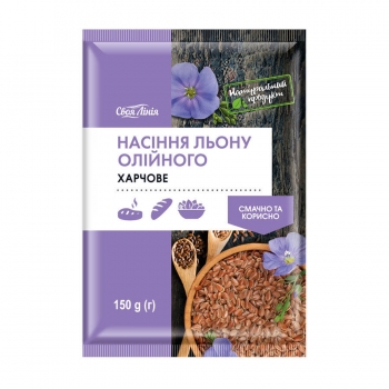 Насіння льону 100г Своя Лінія
