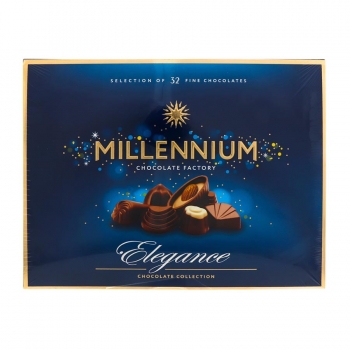 Цукерки 285г Millennium Elegance Асорті молочний шоколад