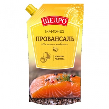 Майонез 400г Щедро Провансаль 67%