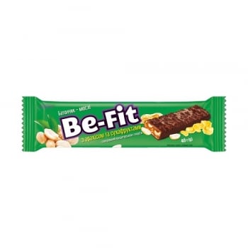 Батончик-мюслі 40г Своя Лінія Be-Fit горіховий з сухофруктами
