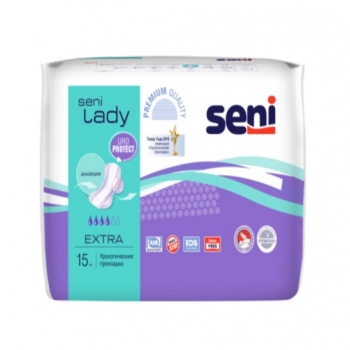 Прокладки урологічні 15 шт Seni Lady extra