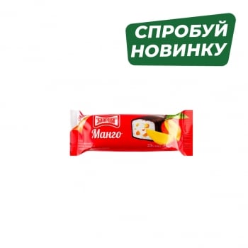 Сирок глазурований 36 г Злагода з цукатами Манго 23% фольга