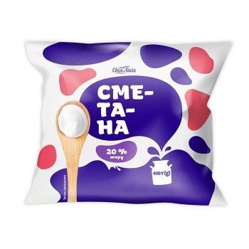 Сметана 400г Своя лінія 20%