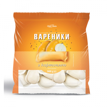 Вареники 0,9 кг Своя лінія з картоплею заморожені