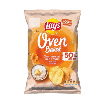 Чипси 110 г Lay's Baked картопляні запечені зі смаком лисичок у сметані м/уп