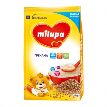 Каша 210г Milupa молочна швидкорозчинна гречана