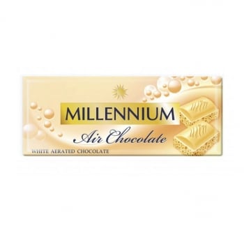 Шоколад 90г Millennium Пористий Білий
