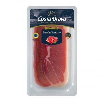 Хамон 80г Costa Brava Серрано нарізаний, газ/упак