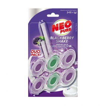 Мийний засіб для очищення унітазу 2*51г Neo Pure в асорт. Blackberry shake/Blue Aquatic блістер